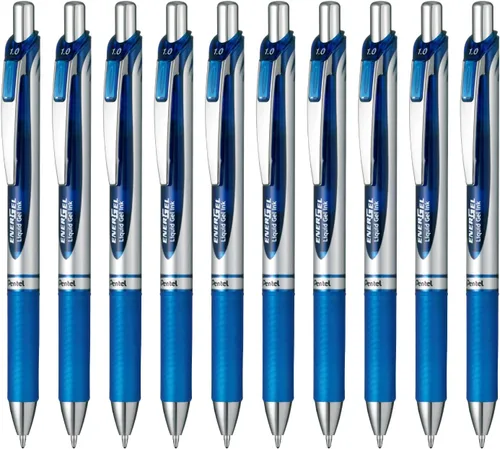Vista 8 de Pentel BL77-C - Bolígrafo de tinta EnerGel, azul, 10