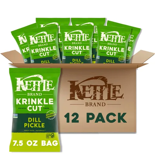 Vista 38 de Kettle Brand Papas Fritas, Backyard Barbeque Kettle Chips, Bolsa de Aperitivos, 1.5 Oz
