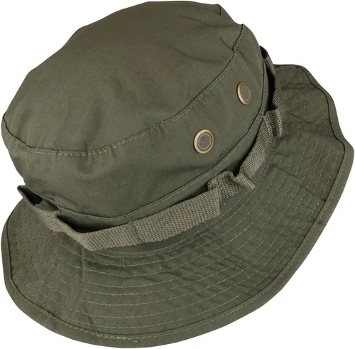 Vista 3 de Gorra Jungle Boonie de algodón resistente al desgarro con correa para la barbilla
