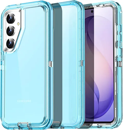 Vista 12 de AICase Funda transparente 3 en 1 para Samsung Galaxy S26, resistente protección contra caídas, cuerpo completo, a prueba de golpes, a prueba