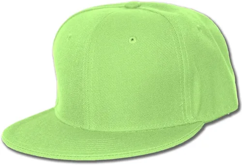 Vista 16 de Sombrero de pico plano ajustado liso (colores sólidos y neón)
