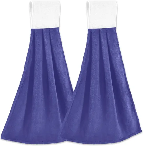 Vista 16 de Juego de 2 toallas de mano amarillas y naranjas, suaves, absorbentes, decorativas, para baño, secado rápido, barra de té, toalla colgante para baño