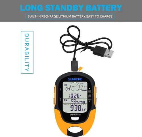 Vista 6 de Digital Altimeter Portable Backpacking Altimeter Thermometer