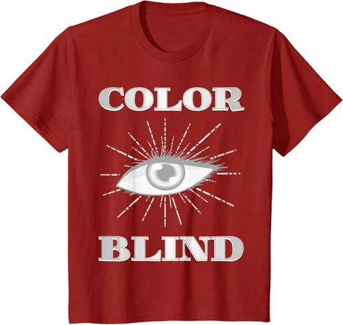 Vista 17 de Color Blind Camiseta Test Funny Glasses Visions
