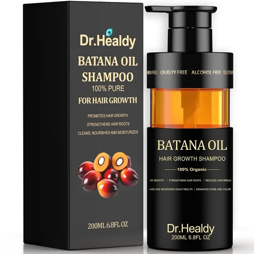 Vista 10 de Champú activador de raíces para hombres, champú para el crecimiento del cabello para pérdida de cabello y adelgazamiento del cabello, sin sulfato