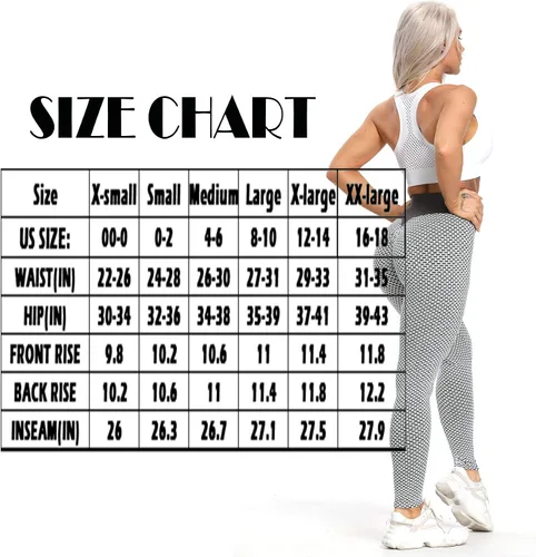 Vista 5 de SEASUM Pantalones de yoga de cintura alta para mujer, leggings fruncidos para entrenamiento, correr, realzar los glúteos, mallas texturizadas