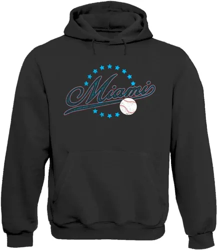 Vista 23 de Xtreme Apparrel Team - Sudadera con capucha para hombre estilo vintage para fanáticos del béisbol