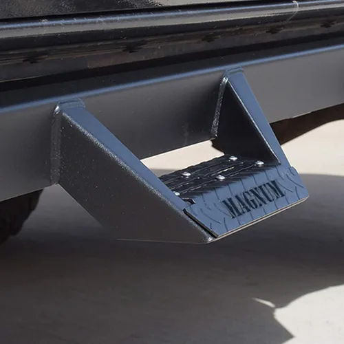 Vista 7 de Raptor Series Magnum RT Drop Steps - Estribos negros para Gladiator 2020-2023