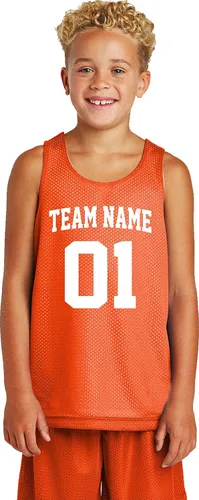 Vista 23 de Custom Basketball Jersey Youth Sizes Add Your Team, Name, & Number Unisex