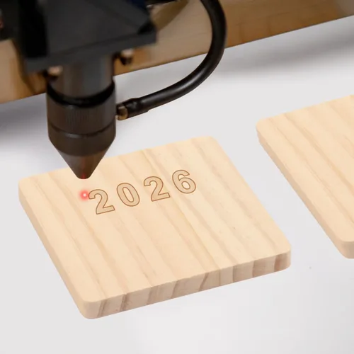 Vista 6 de 120 cuadrados de madera de 2 pulgadas para manualidades, bloques de madera sin terminar de 2 x 2 pulgadas, bloques cuadrados de madera de 1/4