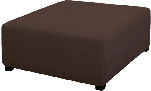 Vista 41 de PureFit Funda otomana súper elástica de ajuste perfecto cuadrada - Fundas otomanas para taburete y muebles plegables de almacenamiento para sala