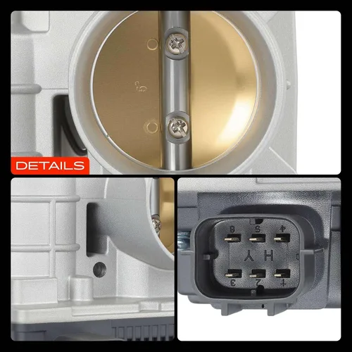 Vista 9 de A-Premium Cuerpo electrónico del acelerador compatible con Nissan Sentra 2003-2006, L4 1.8L, aspirado naturalmente, con TPS, repuesto # 16119-AU000