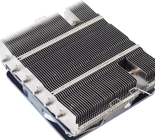 Vista 5 de SilverStone Tek - Enfriador compacto de CPU de 3.228 in de alto con Intel/AMD universal, incluye soporte AM4 NT06-PRO-V2