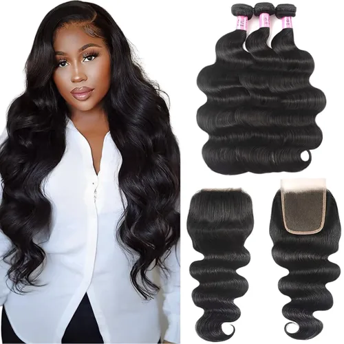 Vista 18 de UNICE - 3 extensiones de cabello humano ondulado marrón castaño ombre, brasileño, remy, 8, 10, 10 pulgadas, extensiones de cabello humano ondulado