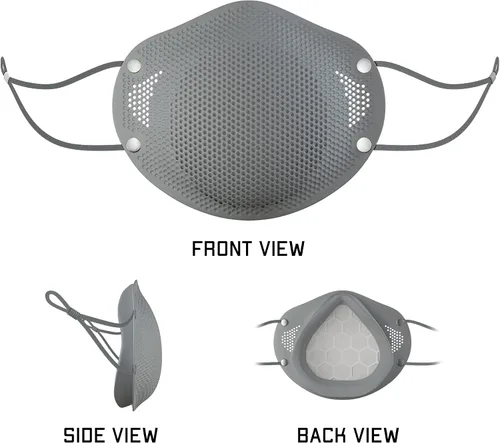 Vista 4 de GATA Silicone Seal Face Mask Covering With Filters