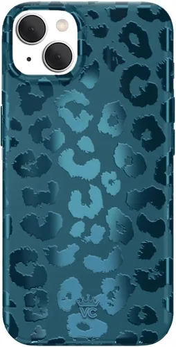 Vista 170 de VELVET CAVIAR Funda compatible con MagSafe para iPhone 15, probada en caídas de 10 pies, estampado de leopardo y amatista morada