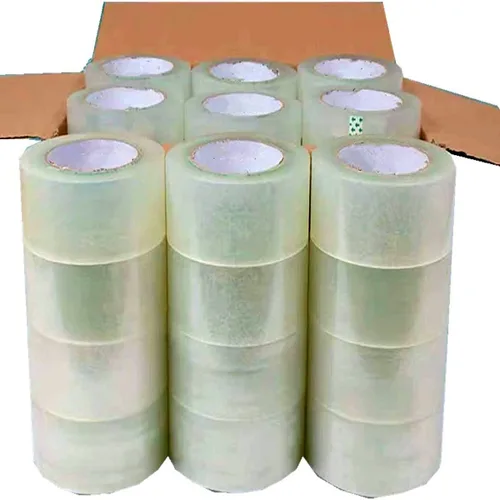 Vista 8 de Cinta de embalaje transparente resistente, 6 rollos de 2 pulgadas x 110 yardas (330 pies) por rollo de cinta de sellado de cartón para embalaje