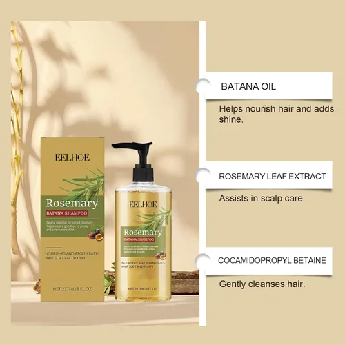 Vista 4 de Batana Oil Hair Shampoo and Romero 8.0 fl oz/8.35fl.oz - promueve el crecimiento del cabello, hidrata, hidrata el cuidado del cabello para mujeres