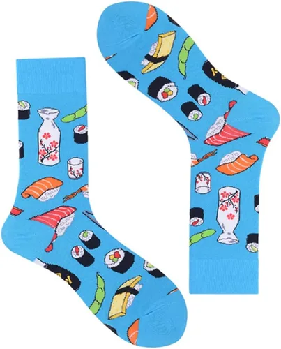 Vista 2 de Calcetines de algodón con estampados divertidos y originales para hombre, calcetines de vestir casuales