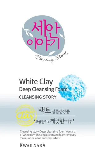 Vista 5 de Kwailnara Cleansing Story - Limpieza de espuma profunda facial natural, arcilla blanca