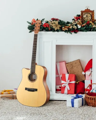 Vista 6 de Donner DAG-1CL - Kit de guitarra acústica para zurdos para principiantes y adultos, tamaño completo, juego de guitarra acustica zurdos con correa