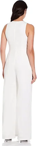 Vista 2 de Adrianna Papell Mono de Crepe Halter para mujer