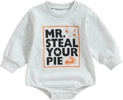 Vista 37 de Ropa de Halloween para bebé niña, sudadera con estampado de calabaza, mameluco de burbujas, lindo traje de Acción de Gracias de otoño