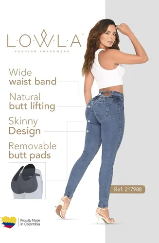 Vista 5 de LOWLA Colombian Jeans for Women Removable Butt Lift Pads Pantalones de Mujer