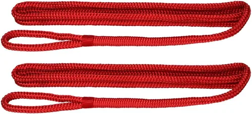 Vista 24 de Extreme Max 3006.2168 BoatTector Premium Línea de Guardabarros de Nailon de Doble Trenza Paquete de Valor de 2 - 3/8" x 6', Negro