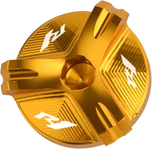 Vista 11 de Tapa de tapón de llenado de aceite de motor CNC para motocicleta, compatible con Yamaha YZF R1 R3 R6 YZFR1 1998-2020 YZFR3 2015-2021 YZFR6 YZFR6S R1