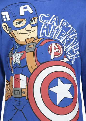 Vista 6 de Marvel Avengers - Paquete de 3 camisetas gráficas de manga larga color verde