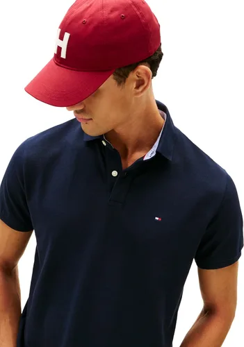 Vista 2 de Tommy Hilfiger Polo de piqué de algodón de manga corta para hombre en ajuste regular