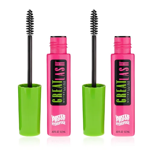 Vista 9 de Máscara a prueba de agua Great Lash de Maybelline, 0.44 Fl. Oz., Muy negro