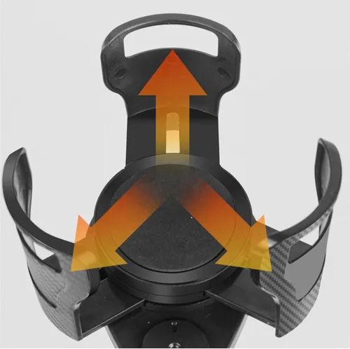Vista 3 de Expansor de portavasos para automóvil, extensor adaptador multifuncional 2 en 1 para portavasos de automóvil, con base ajustable, compatible