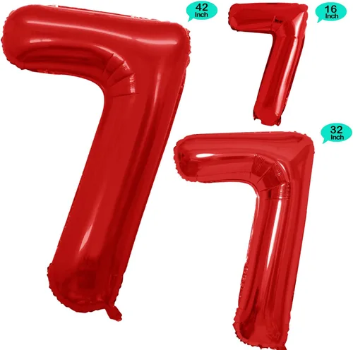 Vista 195 de GOER Globos Número 10 para Decoraciones de Fiesta de 10º Cumpleaños, Globos de Helio de Papel de Aluminio Jumbo de 42 Pulgadas para 10º Aniversario
