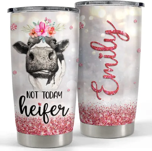 Vista 17 de SANDJEST Taza personalizada para mejores amigas de 20oz y 30oz con tapa - Regalo para mejores amigas, mujeres, niñas, hermana - Navidad, cumpleaños