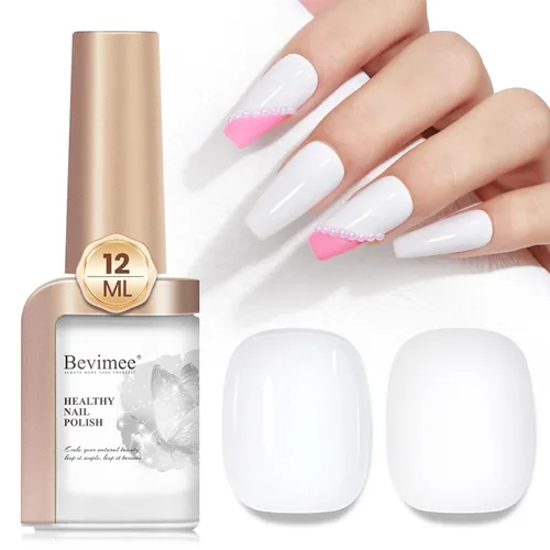 Vista 35 de Esmalte de uñas de secado rápido, color rosa, esmalte de uñas transparente, esmalte de uñas de secado rápido regular, a granel, sin gel, de larga