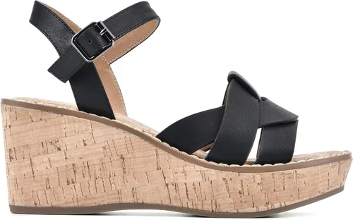 Vista 2 de WHITE MOUNTAIN Sandalia de cuña simple para mujer
