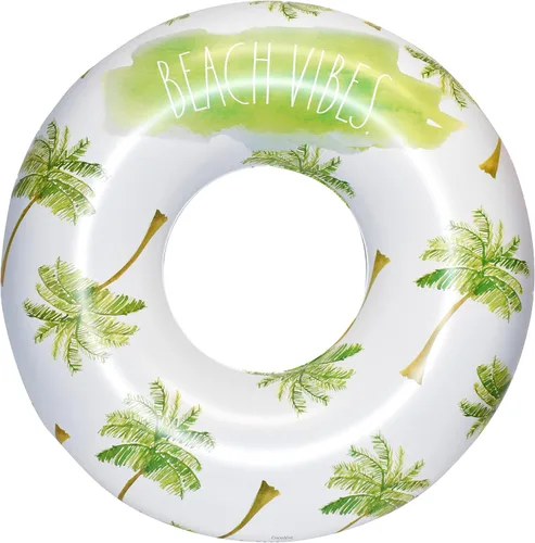 Vista 14 de Rae Dunn x CocoNut Flotador de anillo flotante, tamaño adulto, balsa inflable grande de 48 pulgadas y tubo interior de agua duradero, fácil