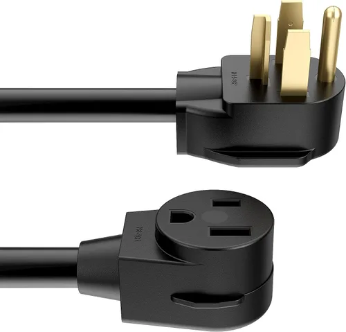 Vista 3 de ACKING Adaptador de soldador de 1.5 pies, cable generador de 4 clavijas, NEMA 14-30P a 3 clavijas, 6-50R, 240V, secador de soldador, adaptador