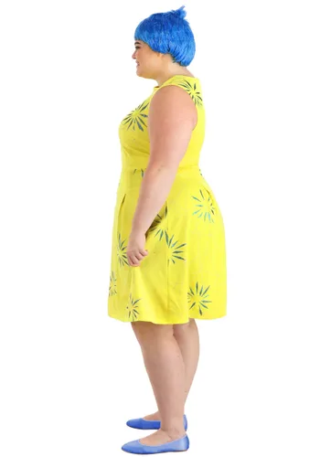 Vista 10 de Disfraz de Mujer Talla Plus Joy de Disney y Pixar Inside Out Multicolor