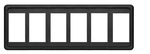 Vista 2 de Blue Sea Systems 8260 Panel de montaje CONTURA 6 POS