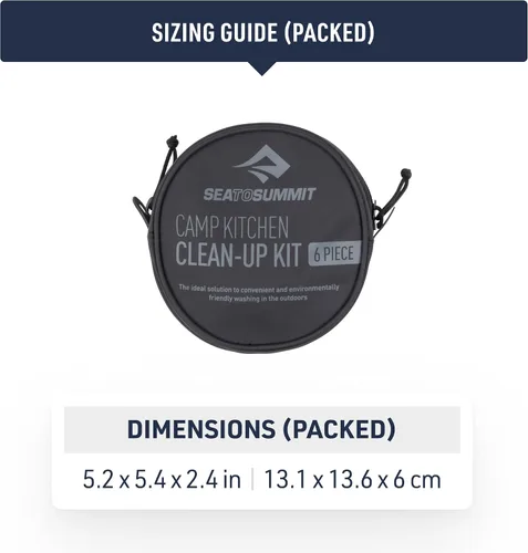 Vista 6 de Sea to Summit Kit de limpieza de 6 piezas Camp Kitchen