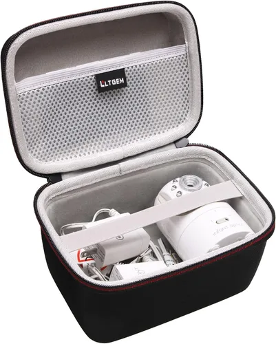 Vista 8 de L LTGEM Funda de viaje para monitor de bebé ANMEATE/Infant Optics DXR-8 PRO/UKSUP/bonoch Baby Monitor - Bolsa de almacenamiento protectora dura