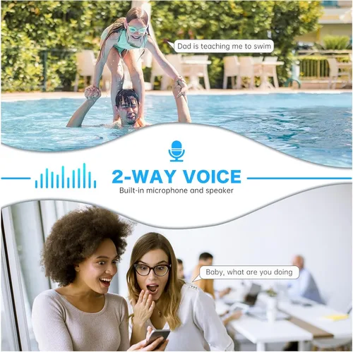 Vista 4 de Cámara de seguridad con bombilla de luz 2K 5G y 2.4G WiFi, cámaras de seguridad inalámbricas para exteriores e interiores, cámaras de bombilla