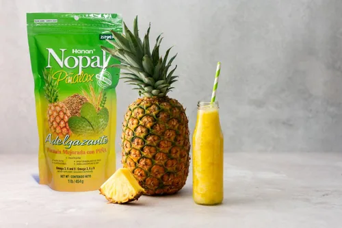 Vista 5 de Nopal PINALAX 100% Natural Mezcla Alta en Fibra 1lb (454g) – Ayuda naturalmente en la limpieza del colon, mejora la digestión y aumenta la energía