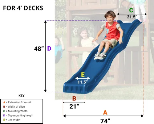 Vista 2 de Swing-N-Slide Cool Wave, azul