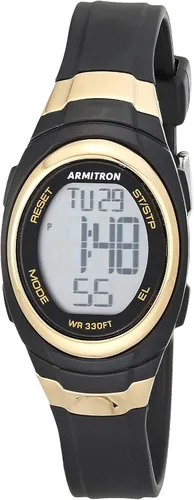 Vista 12 de Armitron Reloj deportivo con cronógrafo digital para mujer, correa de resina, 45/7034