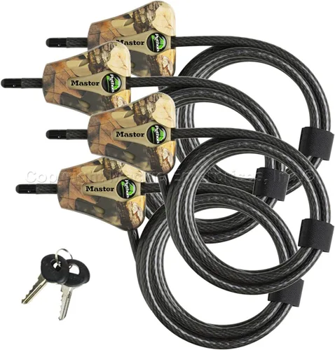 Vista 11 de Master Lock Python Trail Camera cable de seguridad camuflado ajustable, 8418KADCAMO-TMB