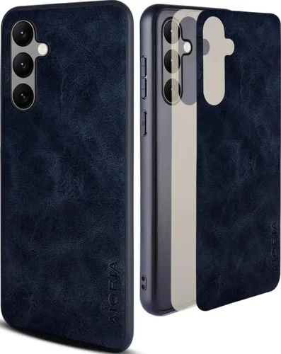 Vista 9 de AIORIA Funda para Samsung Galaxy S23 FE, funda de cuero premium diseño retro Funda protectora completa para Samsung Galaxy S23 FE 5G (marrón)
